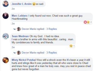 Chad Boyce Death Condolences