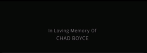 Chad Boyce Loving Memory